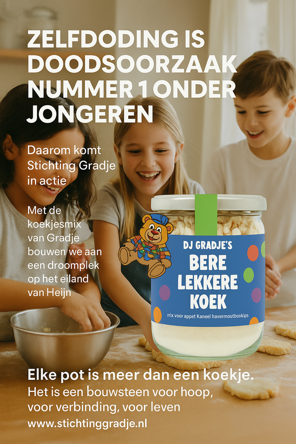 Zelfdoding bij jongeren: Stichting Gradje bakt voor hoop